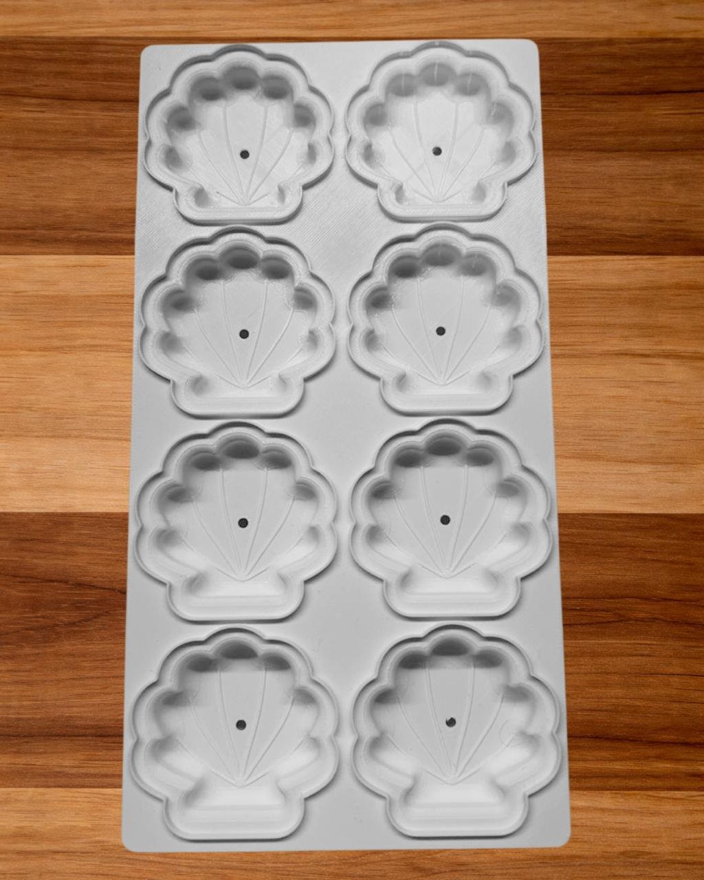 Forma de ravioli concha do mar